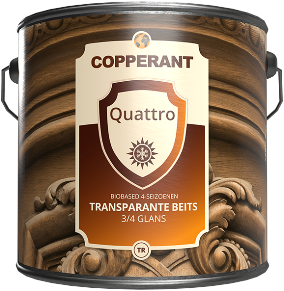 COPPERANT QUATTRO TRANSPARANTE BEITS KLEUR