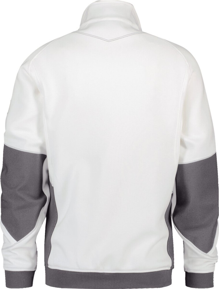 DASSY VELOX SWEATER MAAT L WIT/ANTRACIETGRIJS
