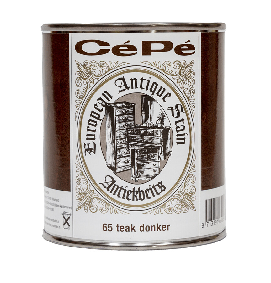 CEPE EUROPEAN ANTIEKBEITS NR. 65 500 ML TEAK DONKER