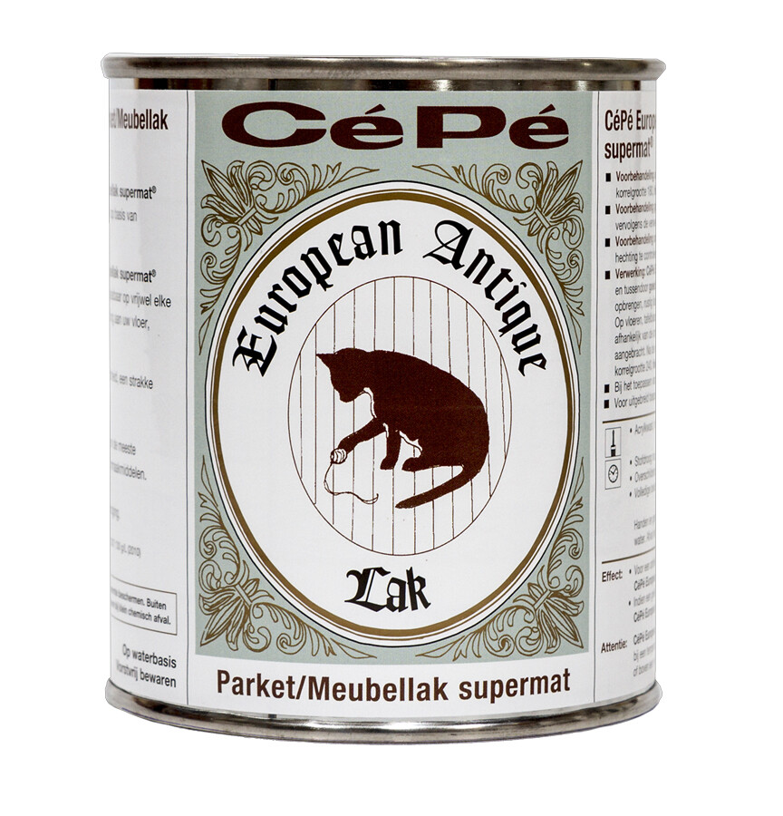 CEPE EUROPEAN ANTIQUE LAK SUPERMAT 500 ML, PARKET- EN MEUBELLAK
