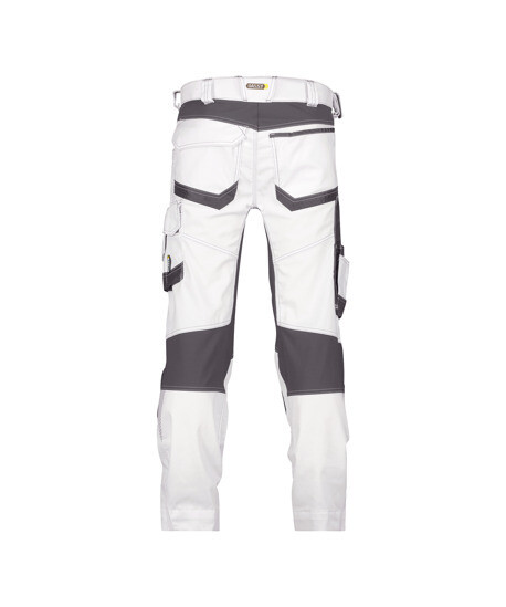 DASSY WERKBROEK DYNAX PAINTERS MT 56 WIT/ANTRACIETGRIJS