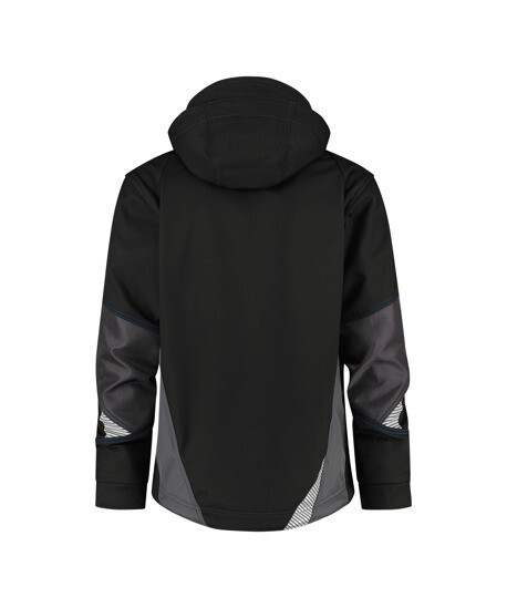 DASSY GRAVITY SOFTSHELL MAAT M /ANTRACIETGRIJS/ZWART