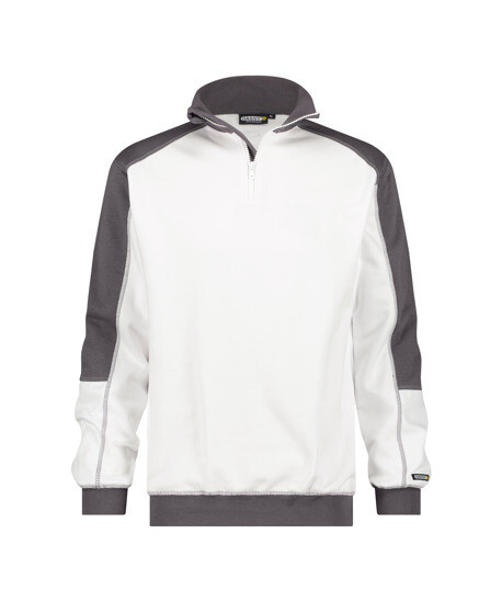 DASSY BASIEL SWEATSHIRT MAAT S WIT/GRIJS