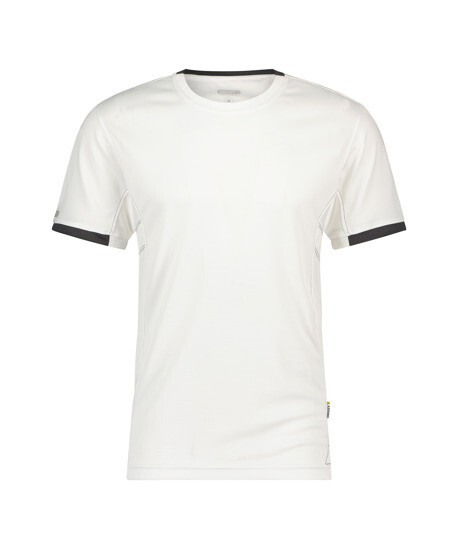 DASSY NEXUSNEXT T-SHIRT MAAT S WIT/ANTRACIETGRIJS