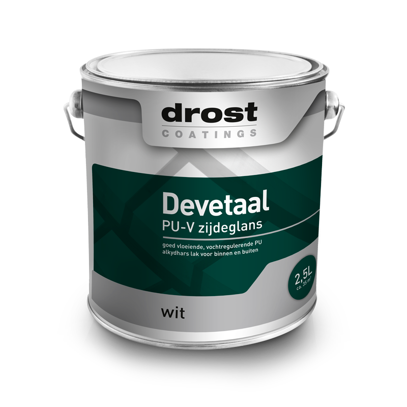 DROST DEVETAAL PU-V ZIJDEGLANS KLEUR