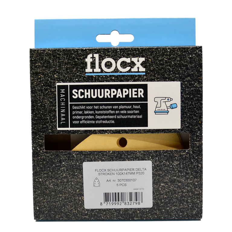 FLOCX SCHUURPAPIER DELTA STROKEN    P320 3070300107