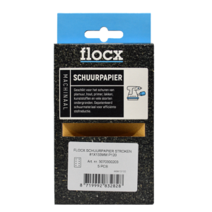 FLOCX SCHUURPAPIER STROKEN 81X133MM P120 3070300203
