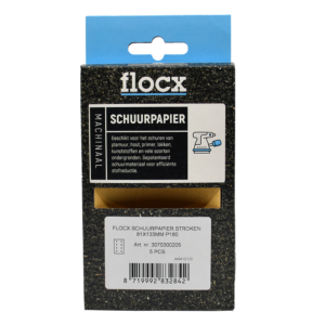 FLOCX SCHUURPAPIER STROKEN 81X133MM P180 3070300205