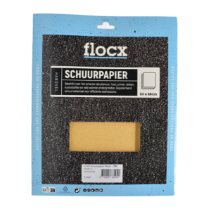 FLOCX SCHUURPAPIER VELLEN 23X28CM P80 3070310101
