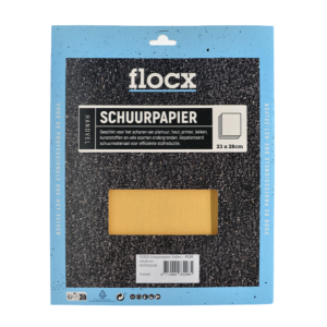 FLOCX SCHUURPAPIER VELLEN 23X28CM P120 3070310103