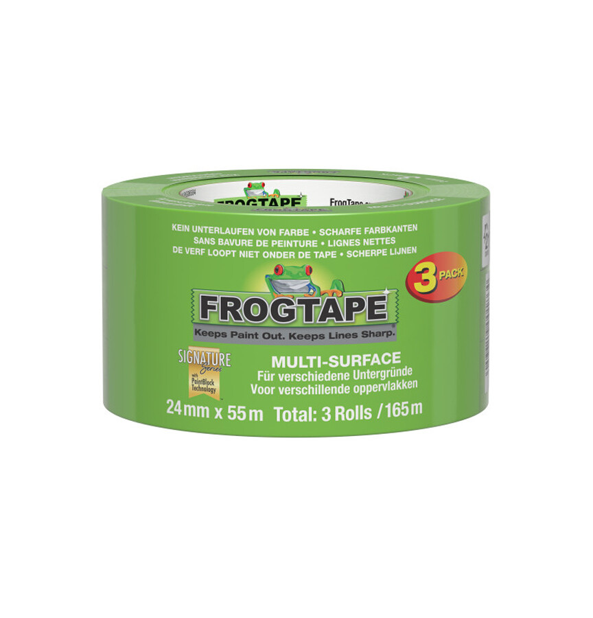 KIP FROGTAPE MULTI SURFACE 24MM  55M 3-PACK