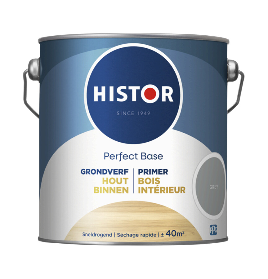 HISTOR PB GRONDVERF HOUT BI. GRIJS 2,5L
