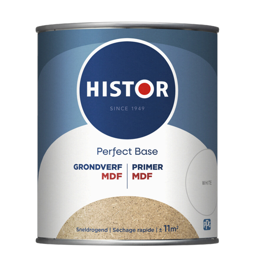 HISTOR PB GRONDVERF MDF WIT 750ML