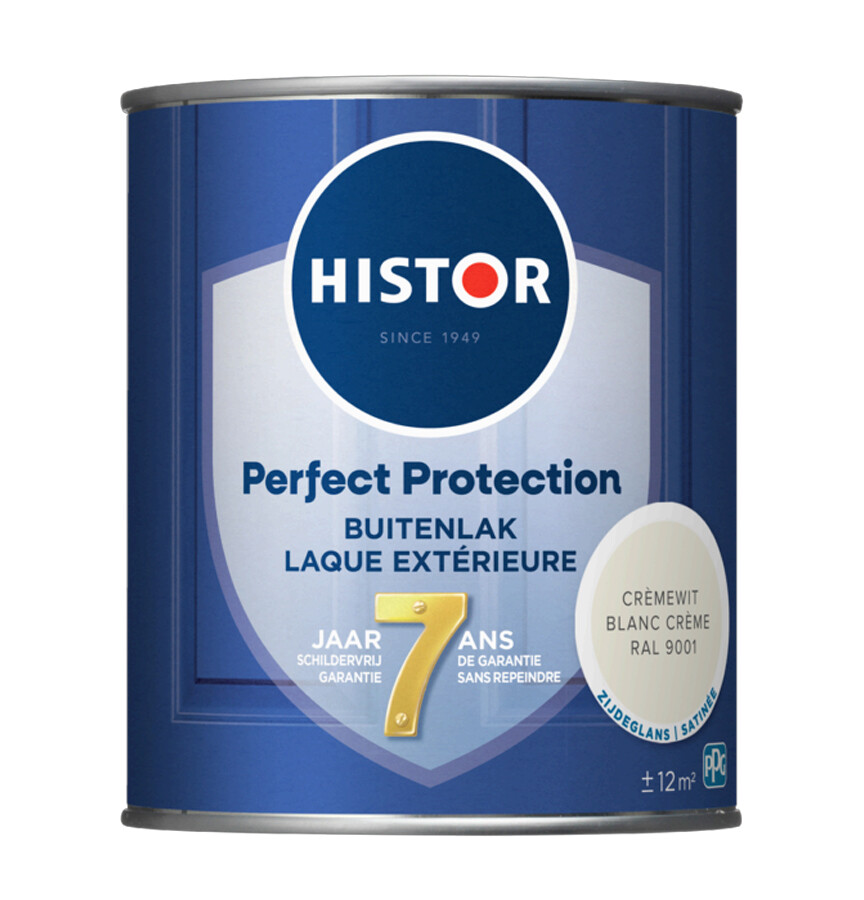 HISTOR PP BUITENLAK ZGL RAL 9001 750ML CREMEWIT