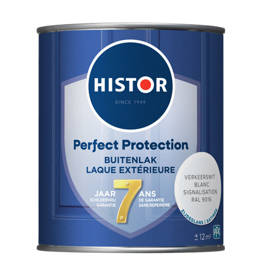 HISTOR PP BUITENLAK ZGL RAL 9016 750ML VERKEERSWIT