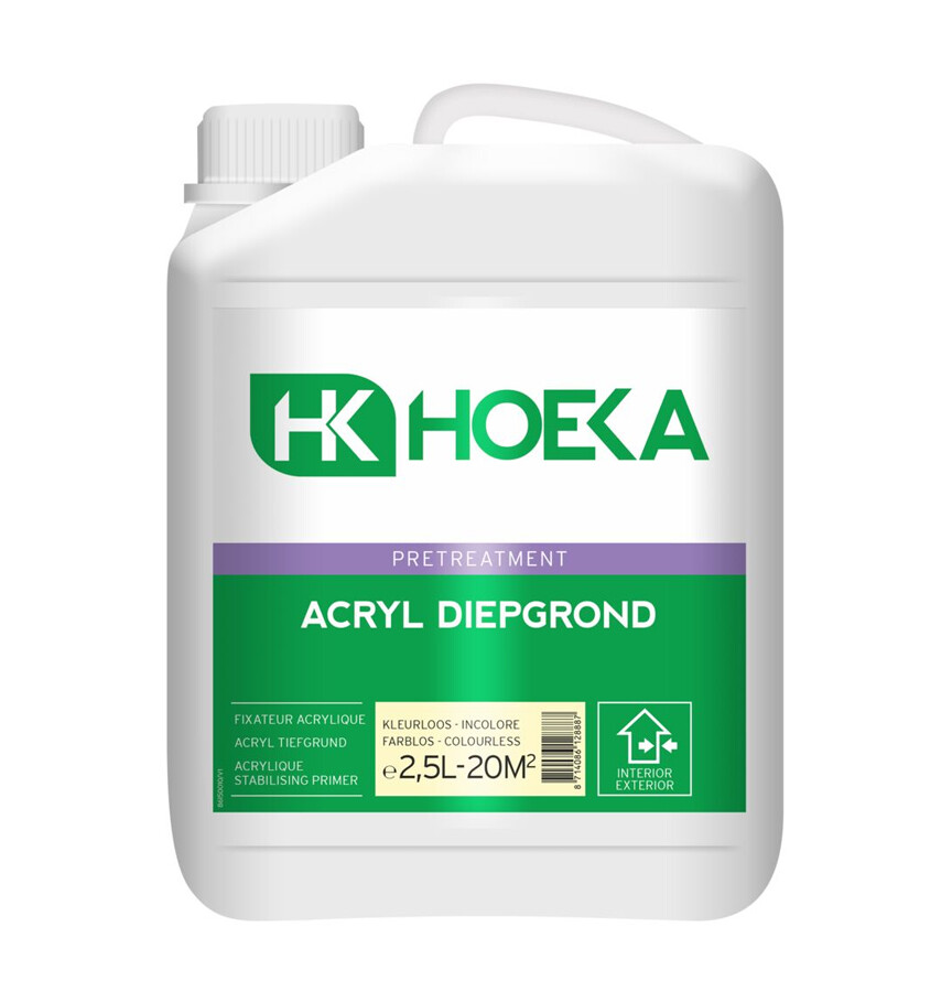 HOEKA ACRYL DIEPGROND                2,5