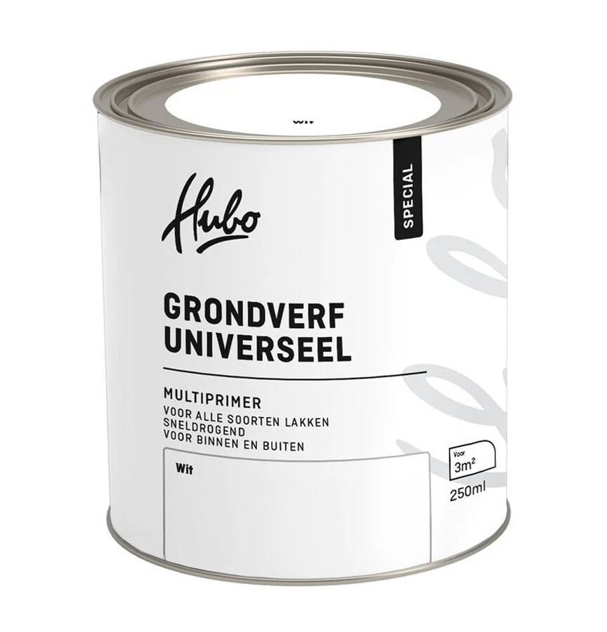 HUBO SP GRONDVERF UNIVERSEEL WIT 250ML