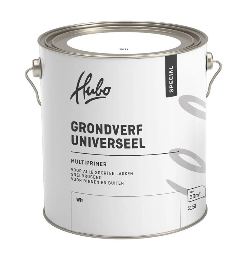 HUBO SP GRONDVERF UNIVERSEEL WIT 2,5L