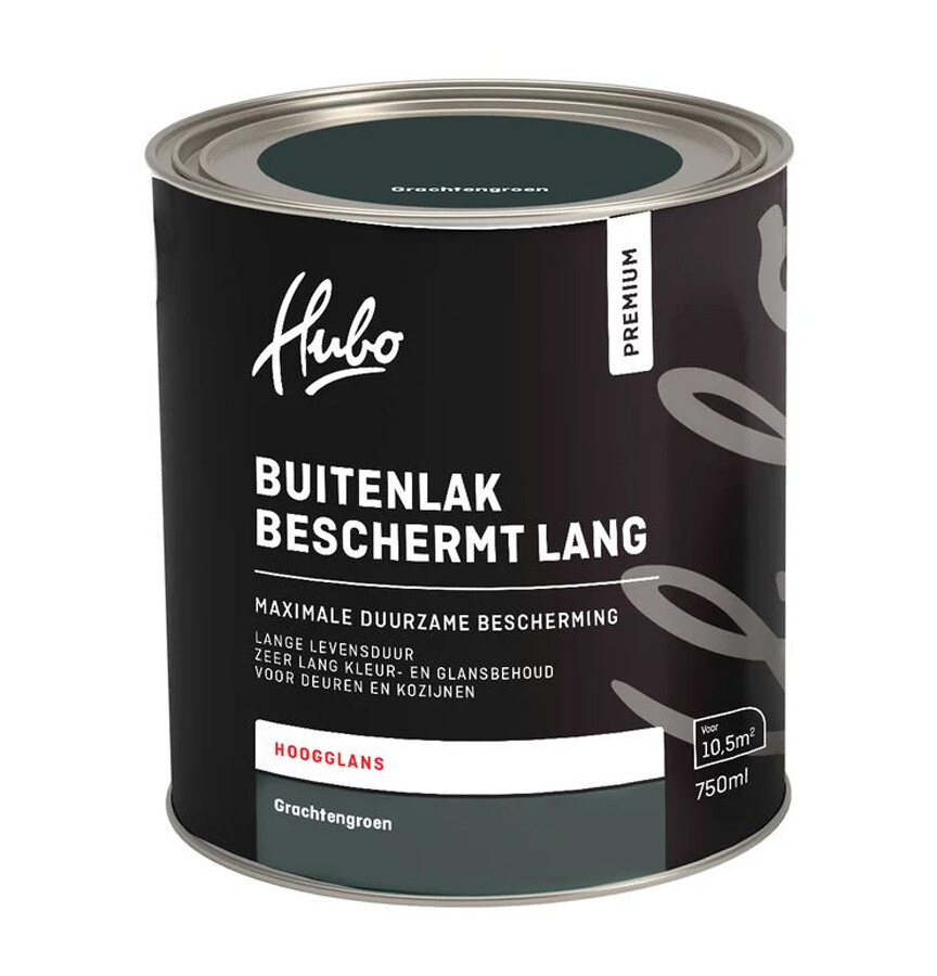 HUBO PM BUITENLAK HG GRACHTENGROEN 750ML