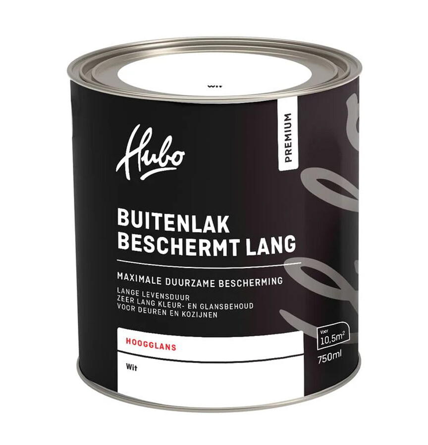 HUBO PM BUITENLAK HG WIT 750ML