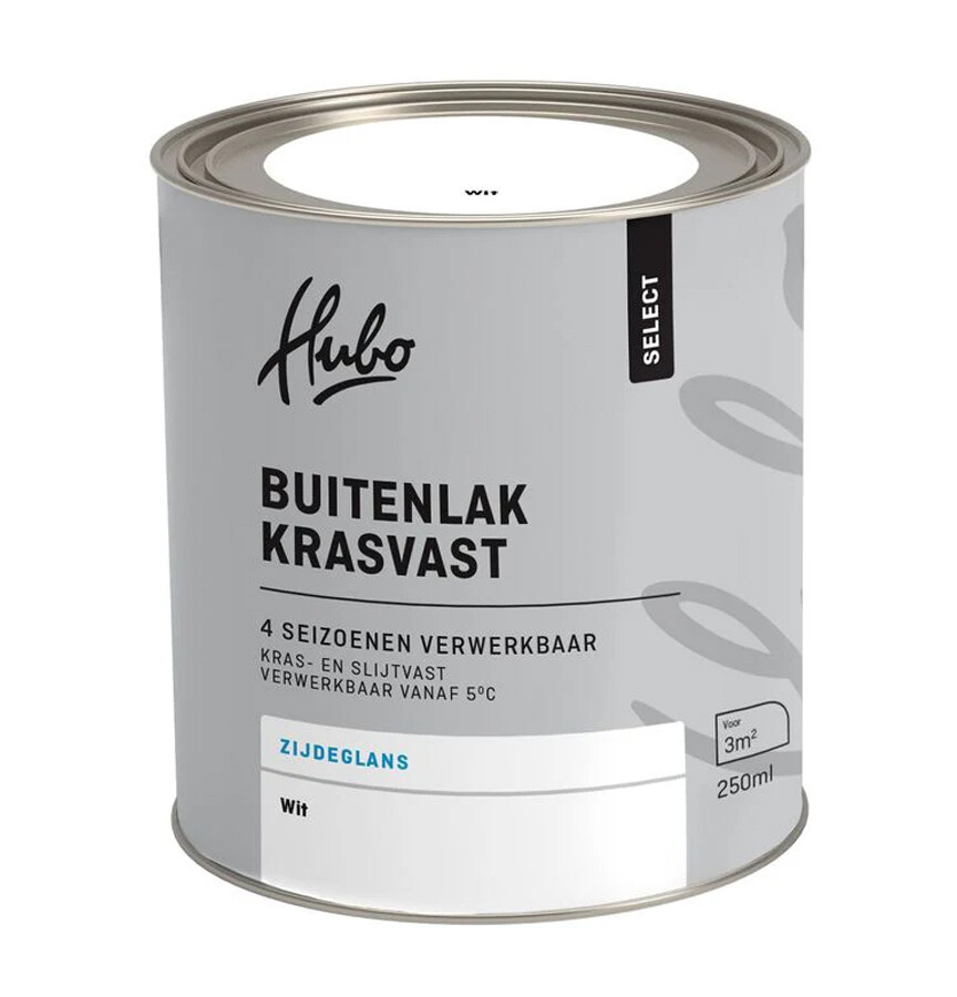 HUBO SL BUITENLAK ZG WIT 250ML