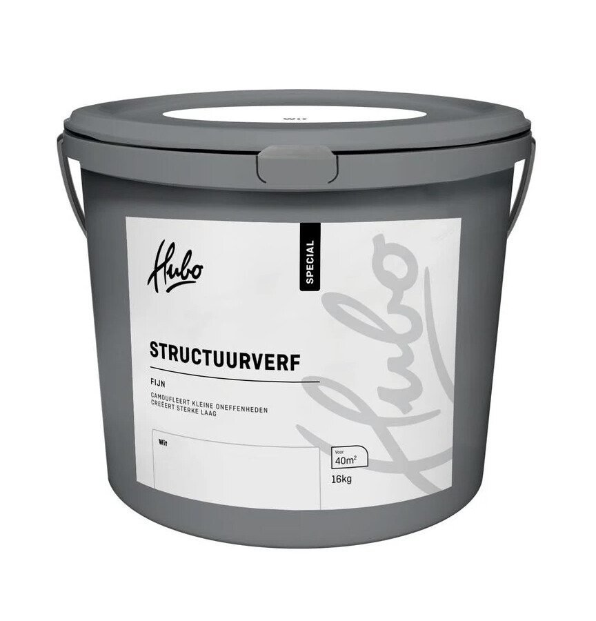 HUBO SP STRUCTUURVERF WIT 16 KG
