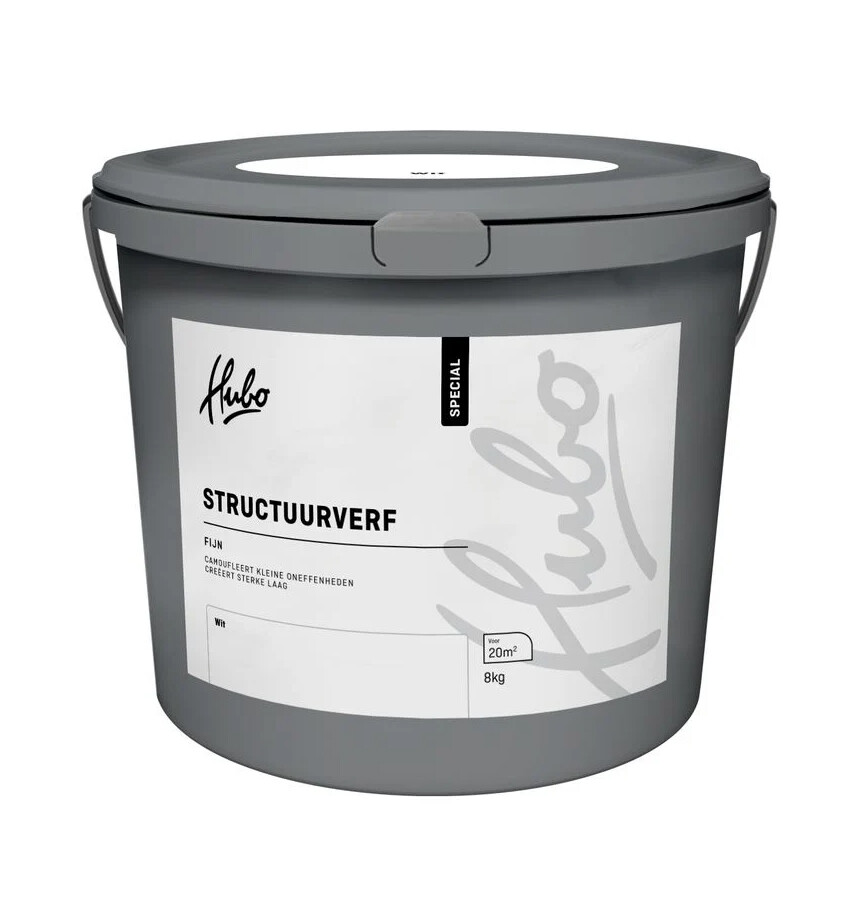 HUBO SP STRUCTUURVERF WIT 8 KG