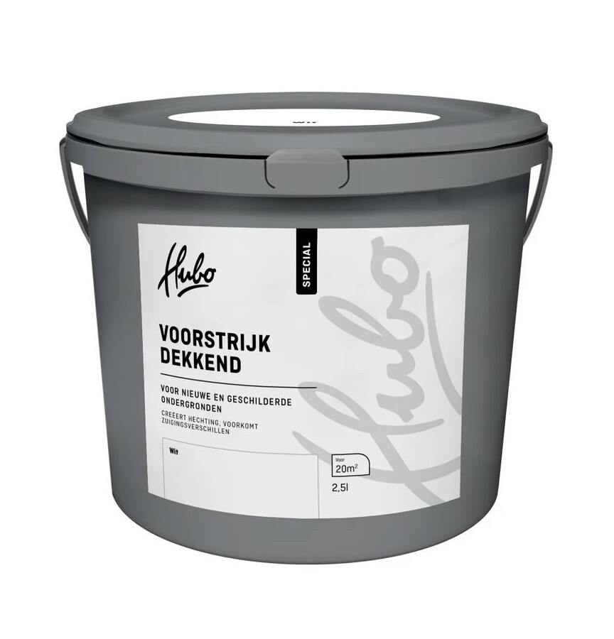 HUBO SP VOORSTRIJK DEKKEND WIT 2,5LTR