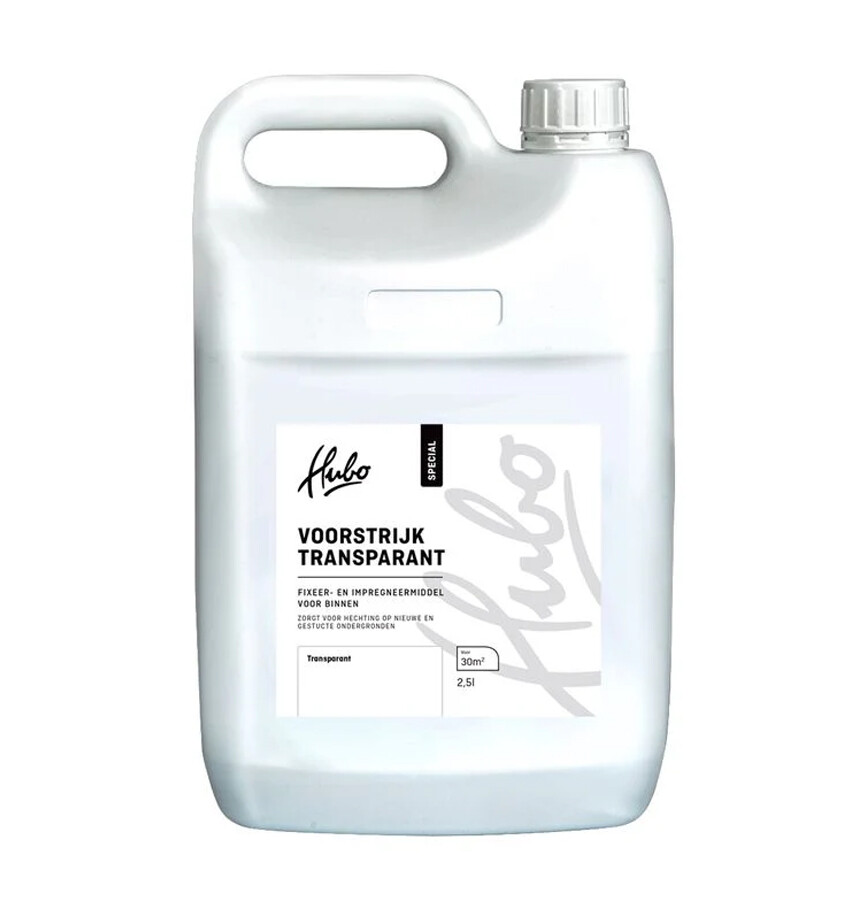 HUBO SP VOORSTRIJK TRANSPARANT 2,5LTR