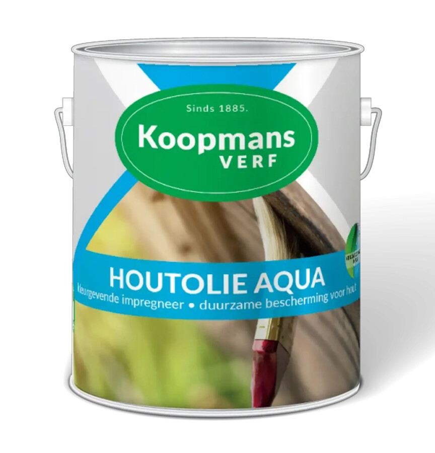 KOOPMANS HOUTOLIE AQUA WIT        2,5LTR