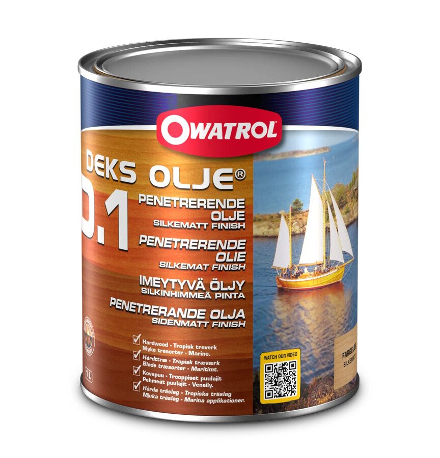 OWATROL DEKS OLJE D.1 OLIE 1LTR
