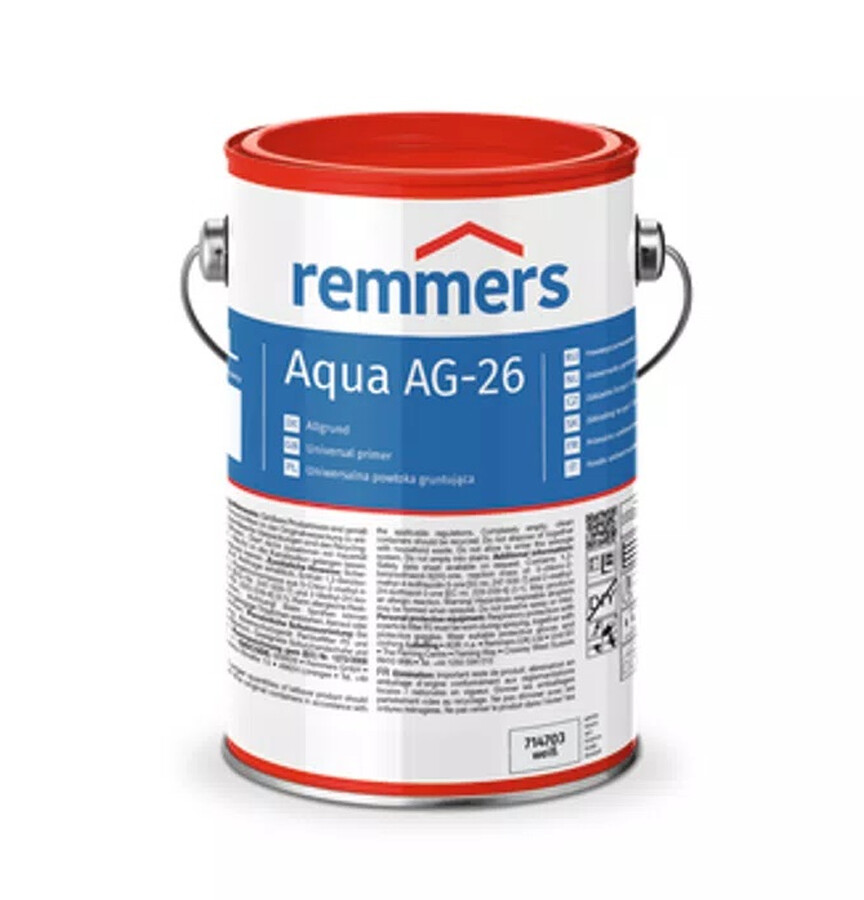 REMMERS AQUA AG-26 UNIVERSELE PRIMER 10L GRIJS
