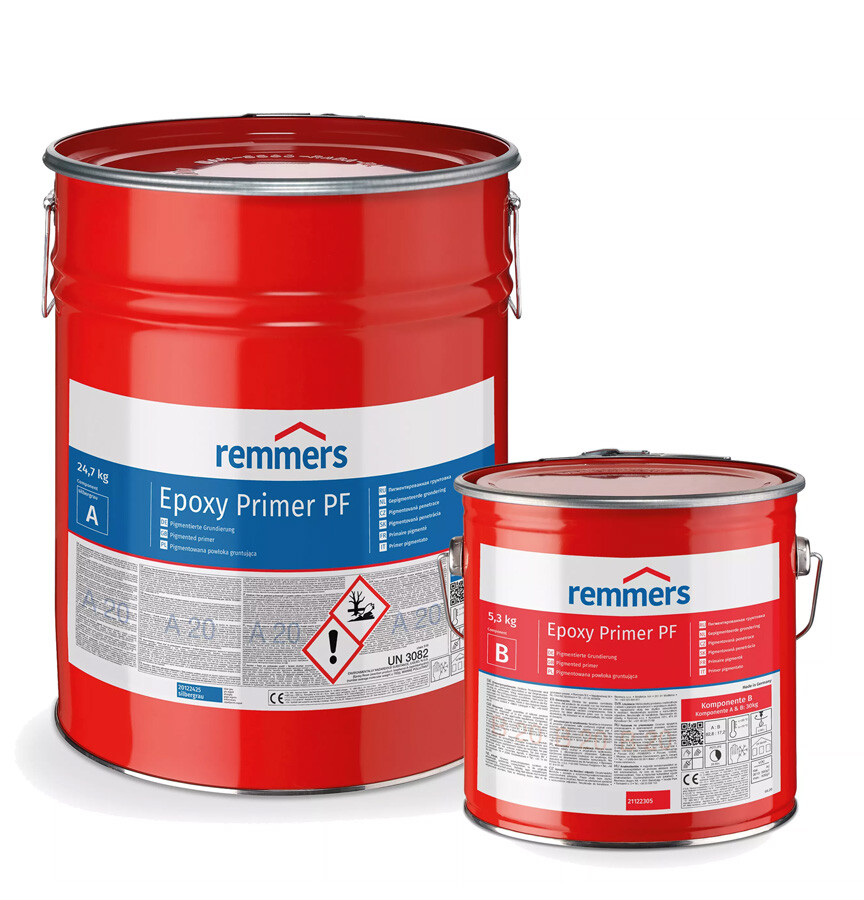 REMMERS EPOXY PRIMER PF ZILVERGRIJS 30KG