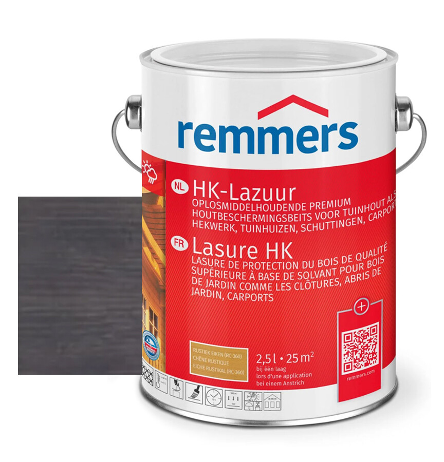 REMMERS HK-LAZUUR 3IN1 ANTRACIETGRIJS 2,5