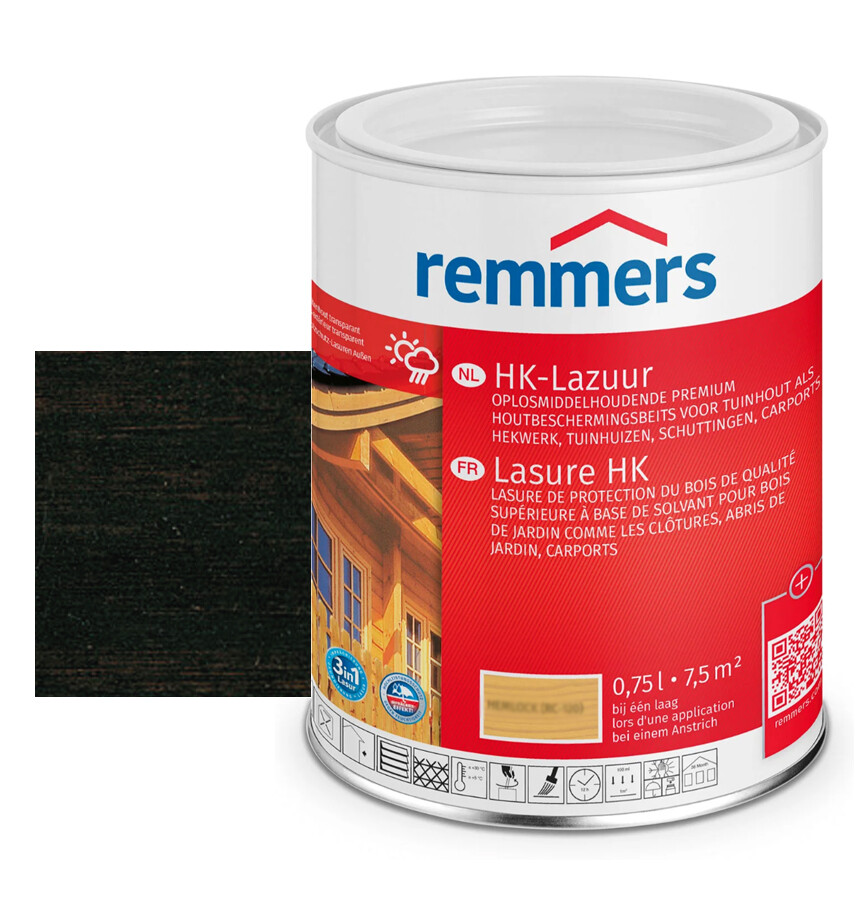 REMMERS HK-LAZUUR 3IN1 EBBEN    0,75
