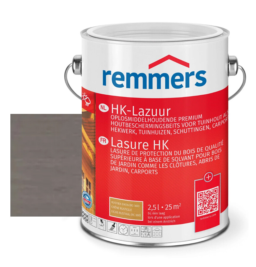 REMMERS HK-LAZUUR 3IN1 GRAFIETGRIJS 2,5