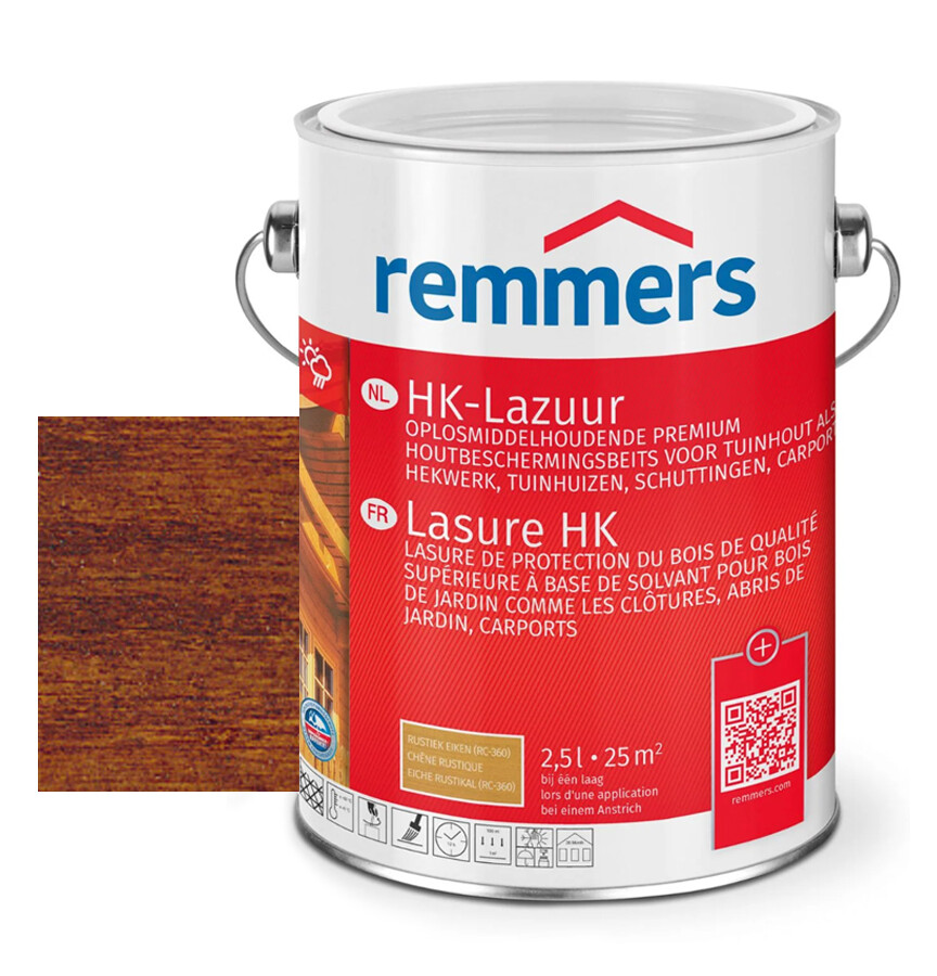 V*REMMERS HK-LAZUUR 3IN1 KASTANJE  2,5