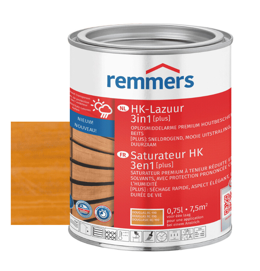 REMMERS HK-LAZUUR 3IN1 PLUS DOUGLAS 0,75
