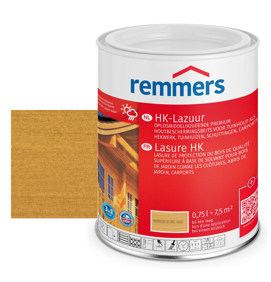 REMMERS HK-LAZUUR 3IN1 RUSTIEK EIKEN 0,75
