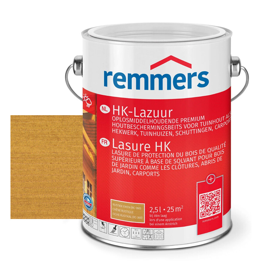 REMMERS HK-LAZUUR 3IN1 RUSTIEK EIKEN 2,5