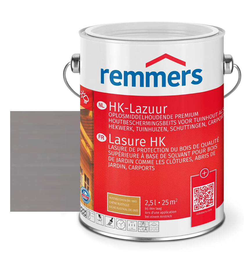 REMMERS HK-LAZUUR 3IN1 WATERGRIJS 2,5