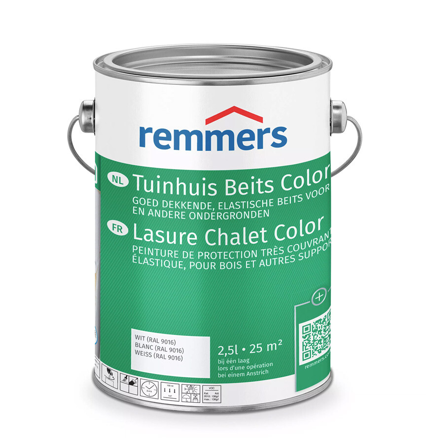 REMMERS TUINHUIS BEITS COLOR WIT    2,5L