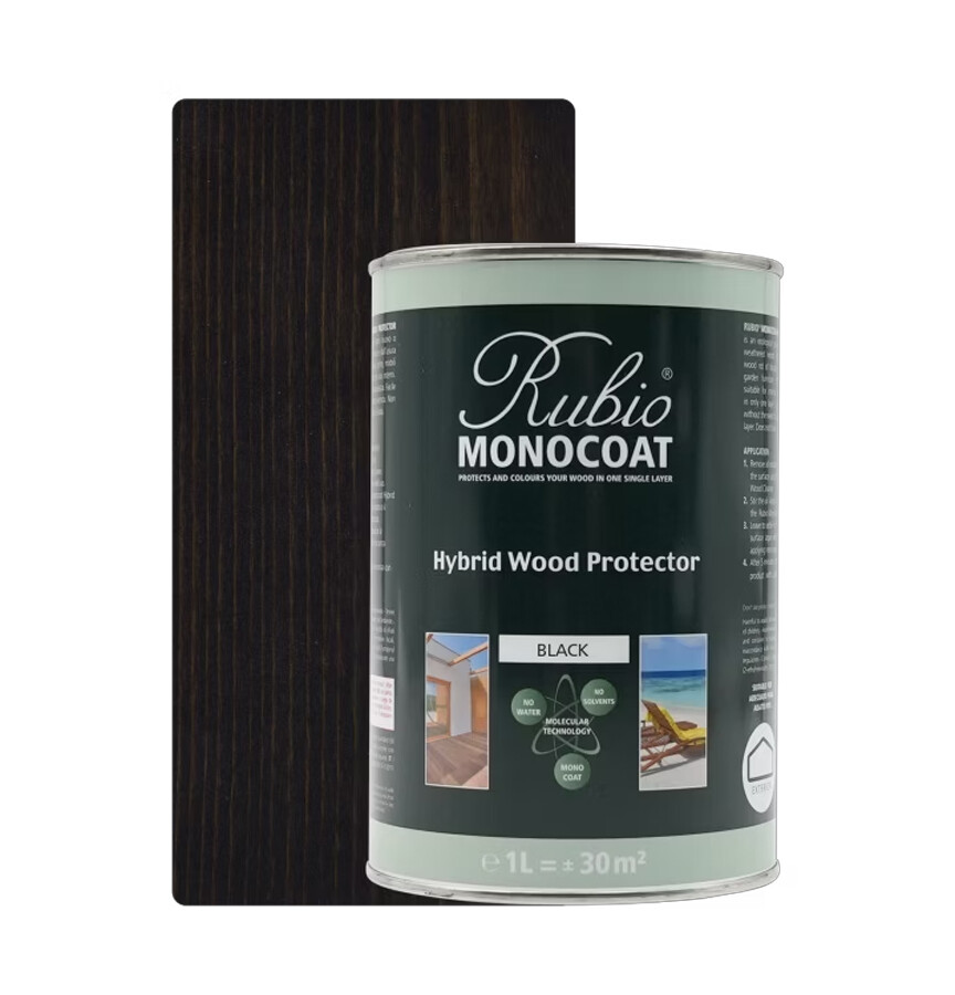 RMC HYBRID WOOD PROTECTOR BLACK 1 LTR