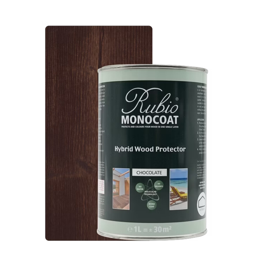 RMC HYBRID WOOD PROTECTOR CHOCOLATE 1 LTR