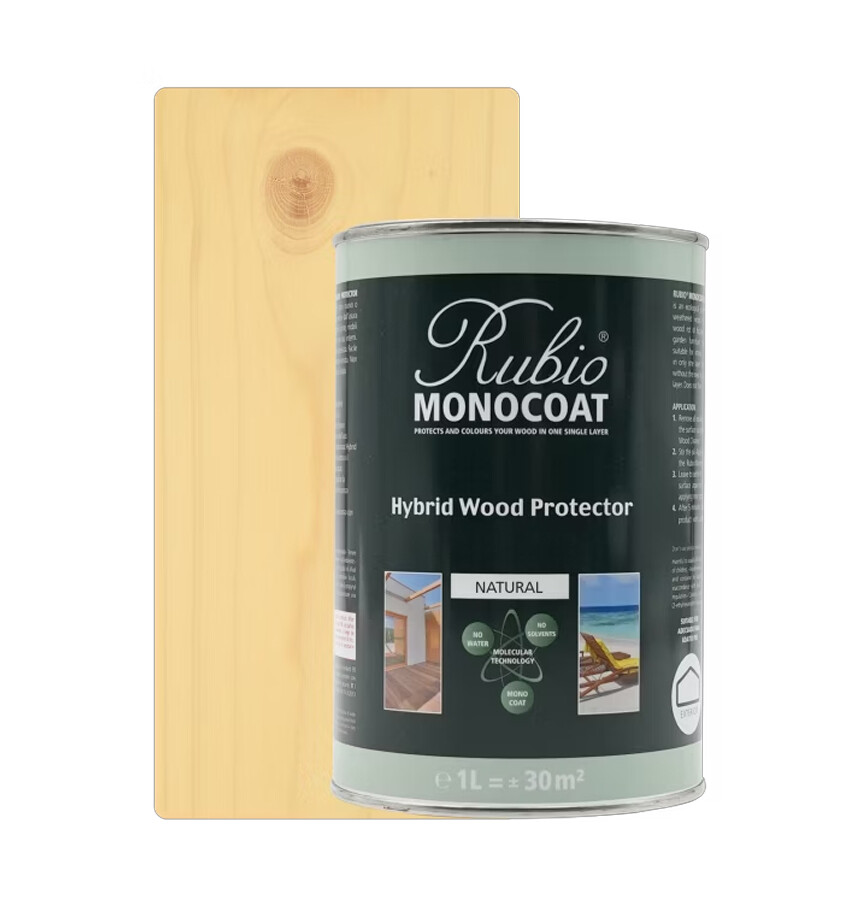 RMC HYBRID WOOD PROTECTOR NATURAL 1 LTR