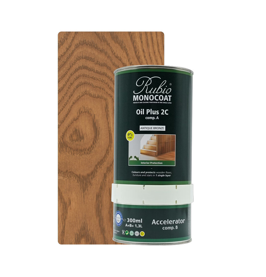 A*RMC OIL PLUS 2C ANTIQUE BRONZE 1,3 LTR SET (COMP. A+ B)