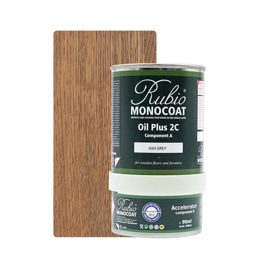 RMC OIL PLUS 2C ASH GREY 390 ML SET (COMP. A+B)