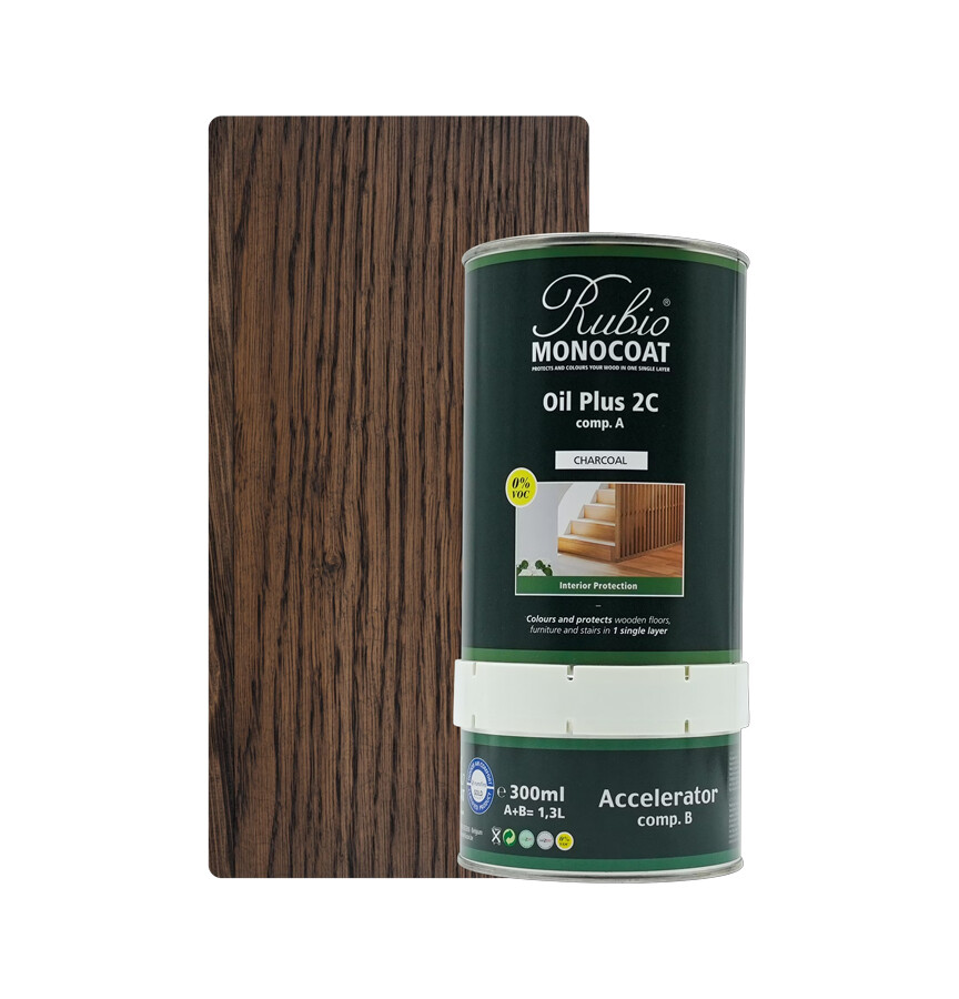 RMC OIL PLUS 2C CHARCOAL 1,3 LTR SET (COMP. A+B)