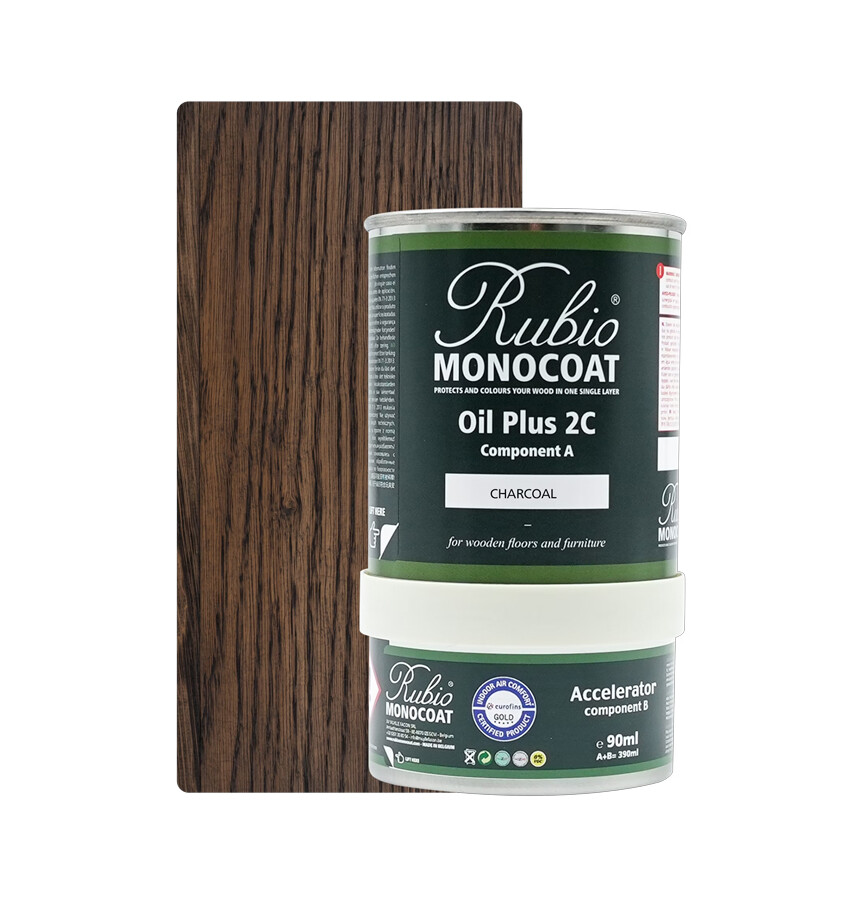 RMC OIL PLUS 2C CHARCOAL 390 ML SET (COMP. A+B)
