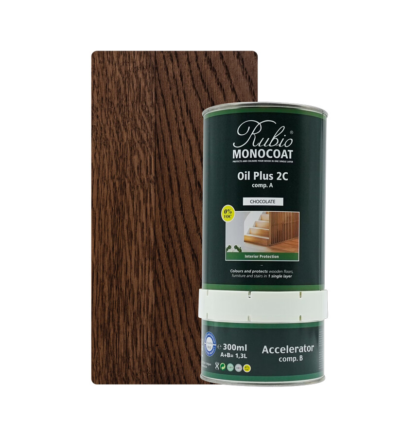 RMC OIL PLUS 2C CHOCOLATE 1,3 LTR SET (COMP. A+B)
